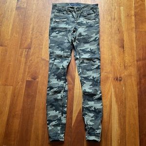 Tractr Blu Camouflage Jean